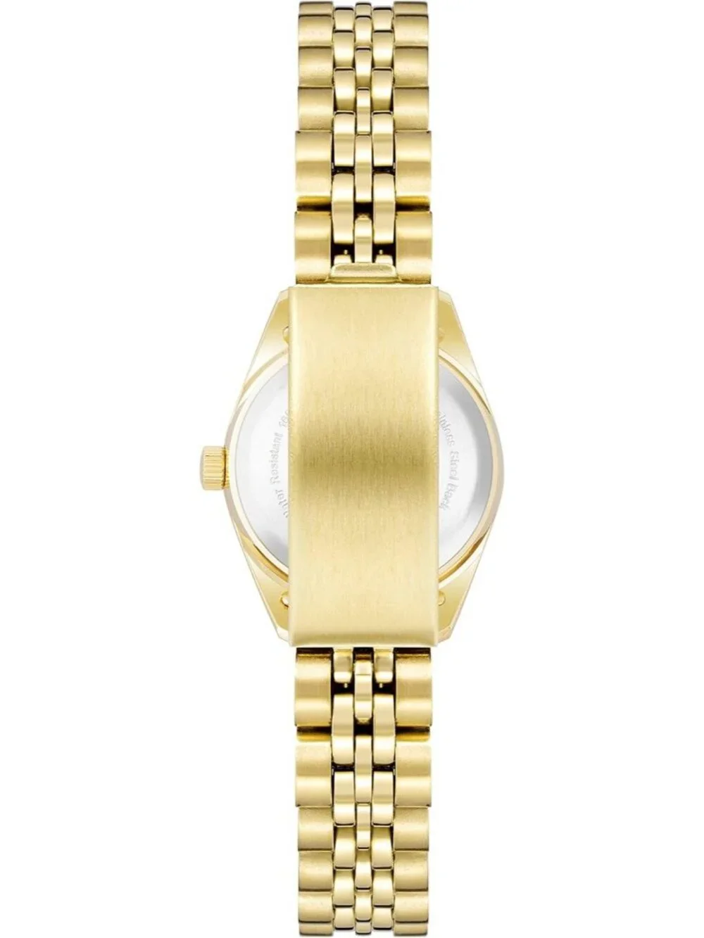 Armitron Women's Gold Pink Genuine Crystal Accented Bracelet Round Luxury Watch - Picture 3 of 6